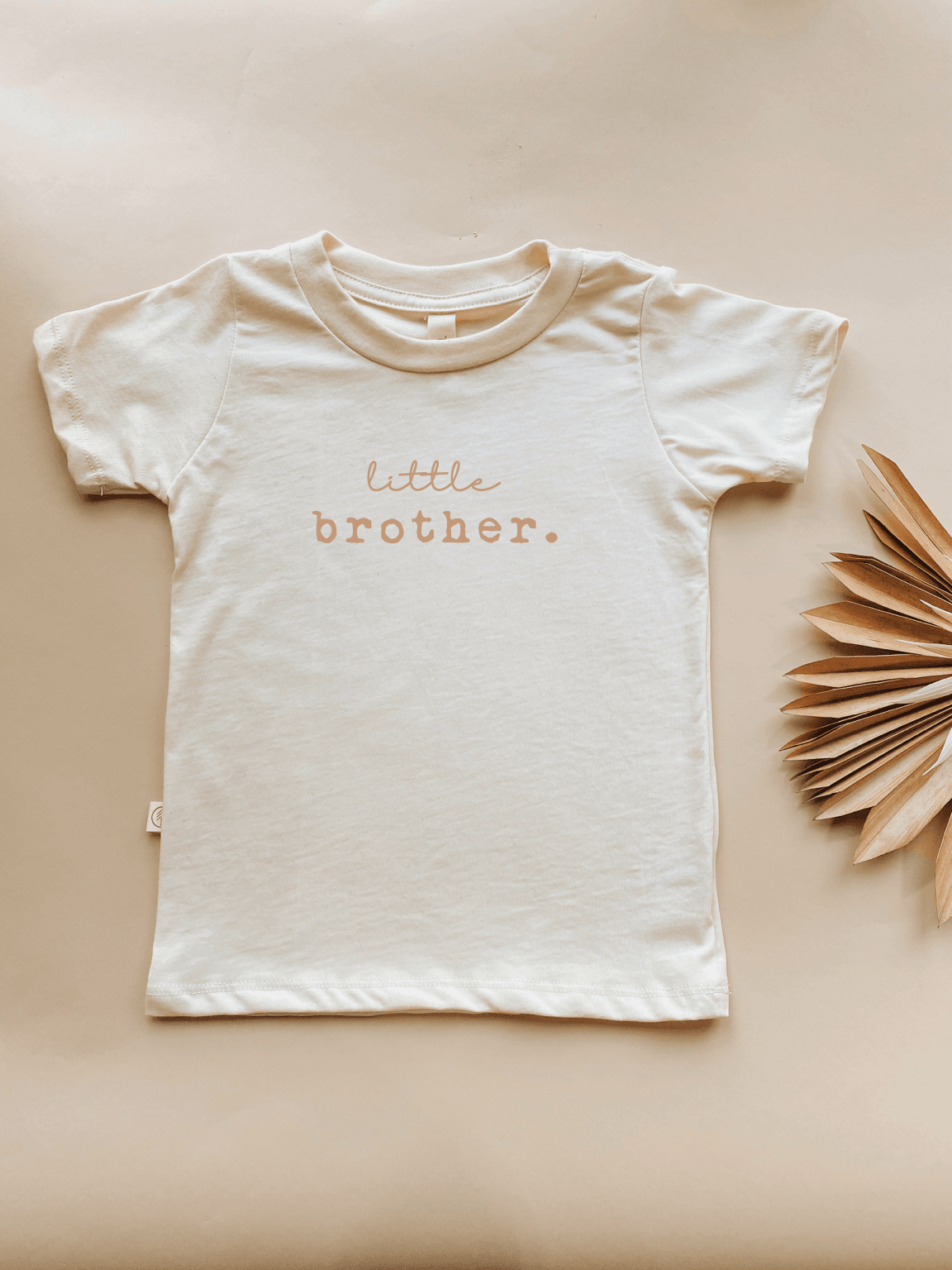 Little Brother Toddler T-Shirt clay organic cotton short sleeve kids tee