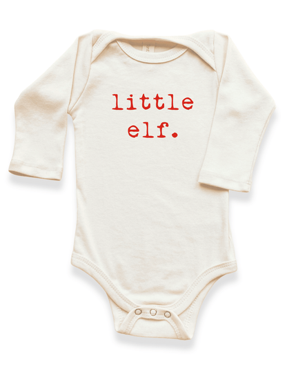 Little Elf Organic Baby Bodysuit Long Sleeve - Baby Organic