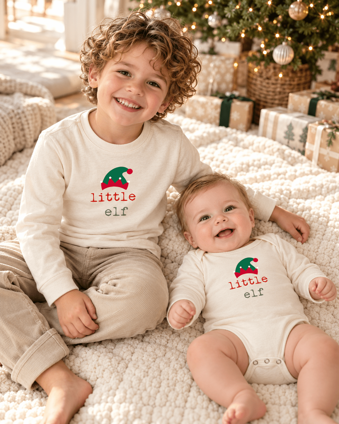 Little Elf Organic Bodysuit Long Sleeve - Baby Organic