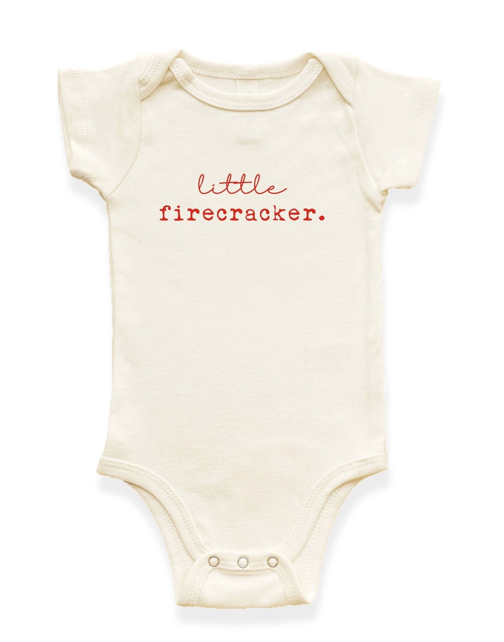 Little Firecracker Baby Bodysuit soft cotton baby outfit