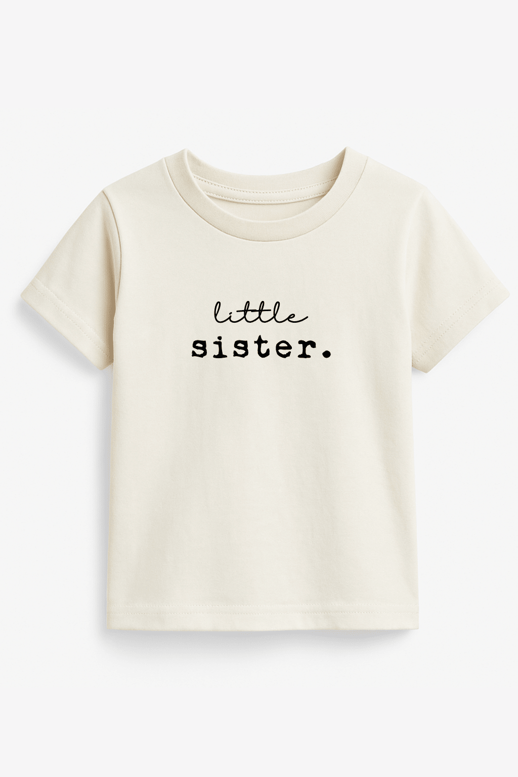 Little Sister Kids T-Shirt organic cotton toddler tee soft breathable kids shirt