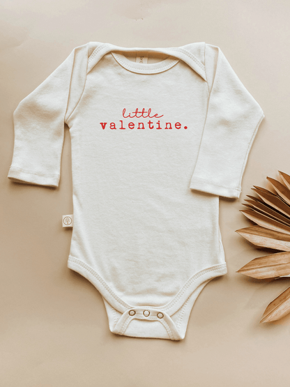 Valentine organic baby bodysuit for newborns soft breathable fabric