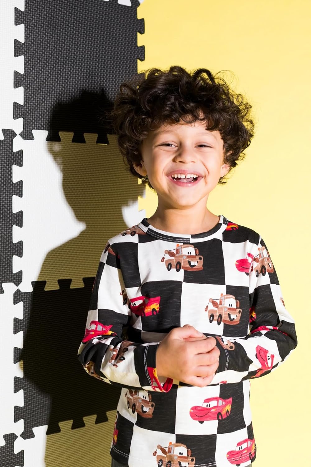 Organic Cotton Long Sleeve Printed Tee for babies, toddlers, and kids with a soft graphic design