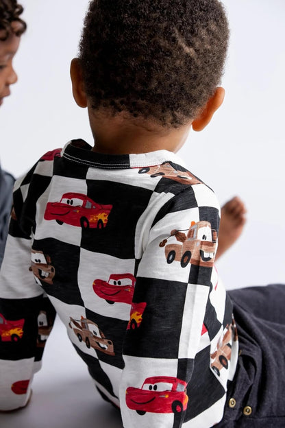 Organic Cotton Long Sleeve Printed Tee for babies, toddlers, and kids with a soft graphic design