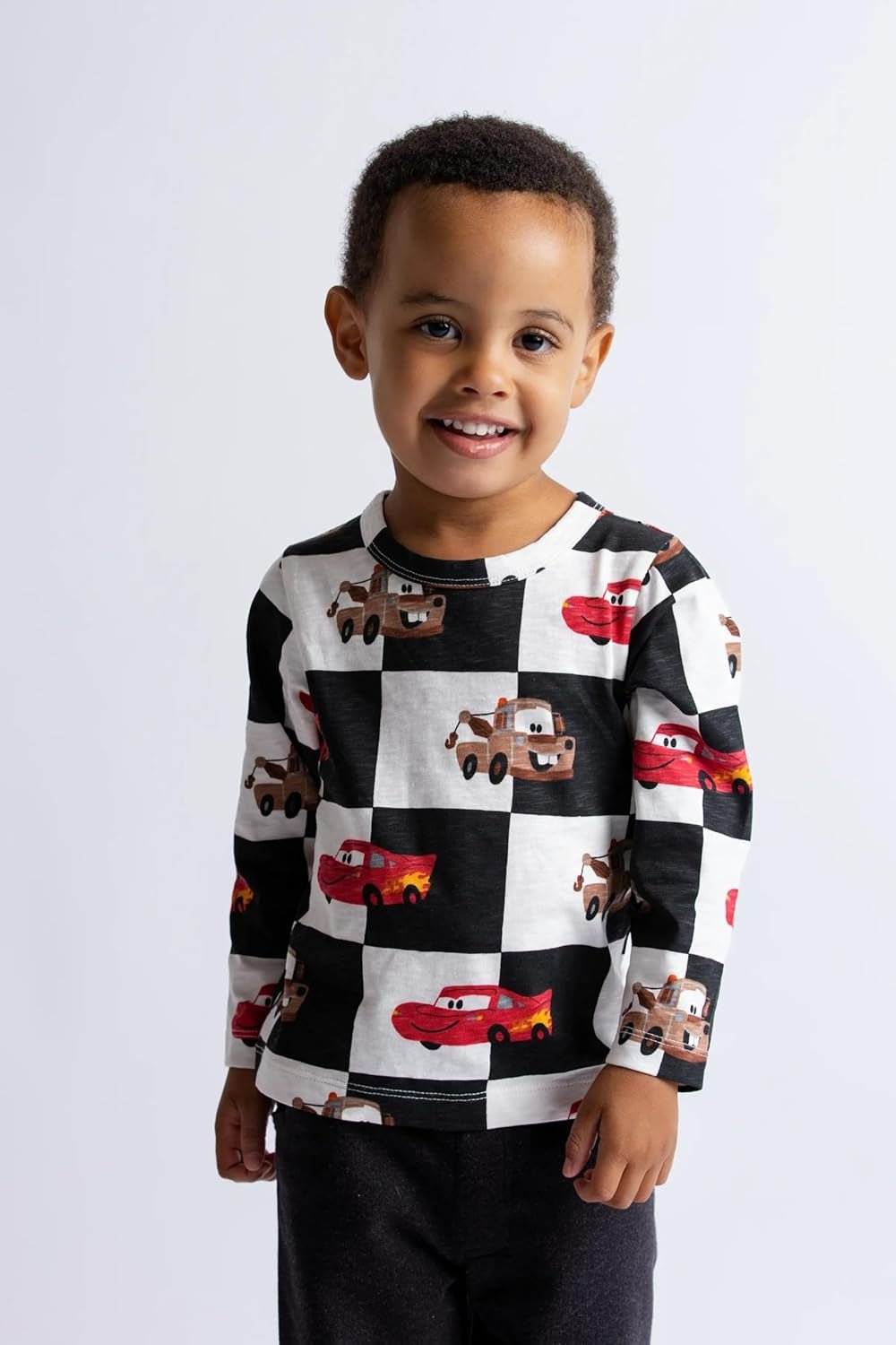 Organic Cotton Long Sleeve Printed Tee for babies, toddlers, and kids with a soft graphic design