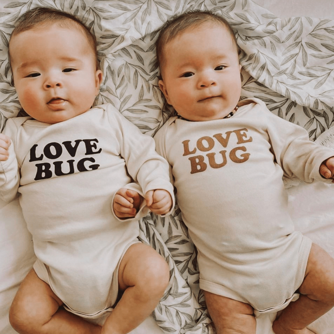 Love Bug Baby Bodysuit cozy infant romper cute bug themed design