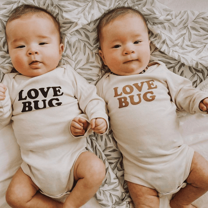 Love Bug Baby Bodysuit cozy infant romper cute bug themed design