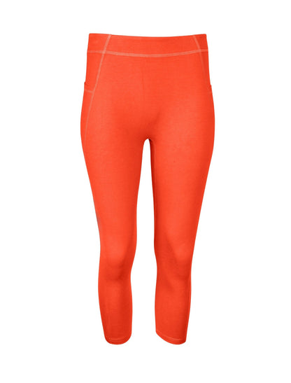 Mae Organic Cotton High Waisted Capri Legging - Baby Organic