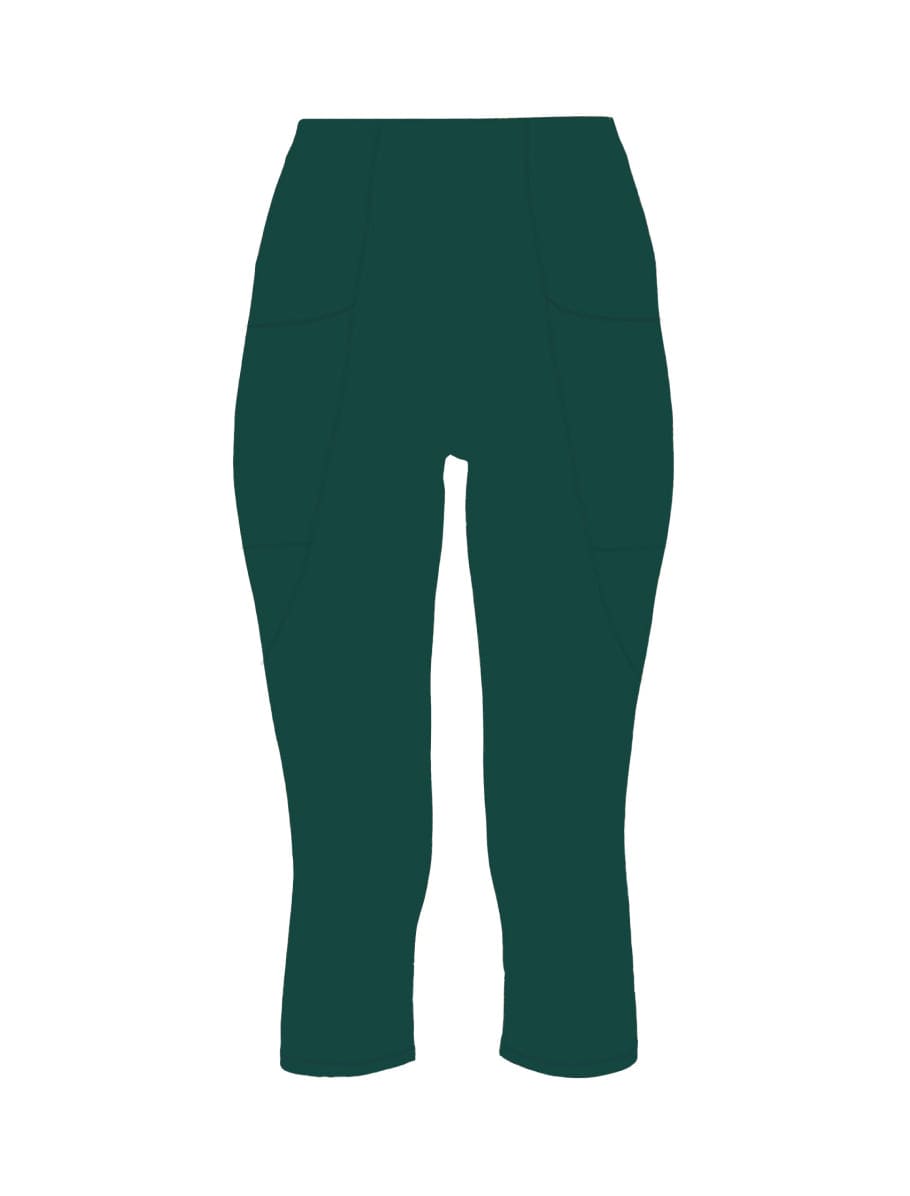 Mae Organic Cotton High Waisted Capri Legging - Baby Organic