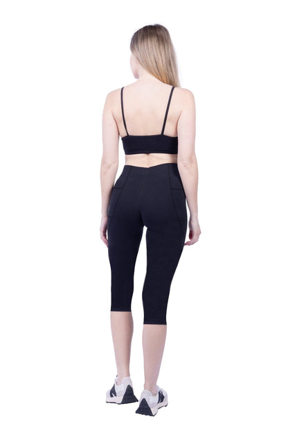 Mae Organic Cotton High Waisted Capri Legging - Baby Organic