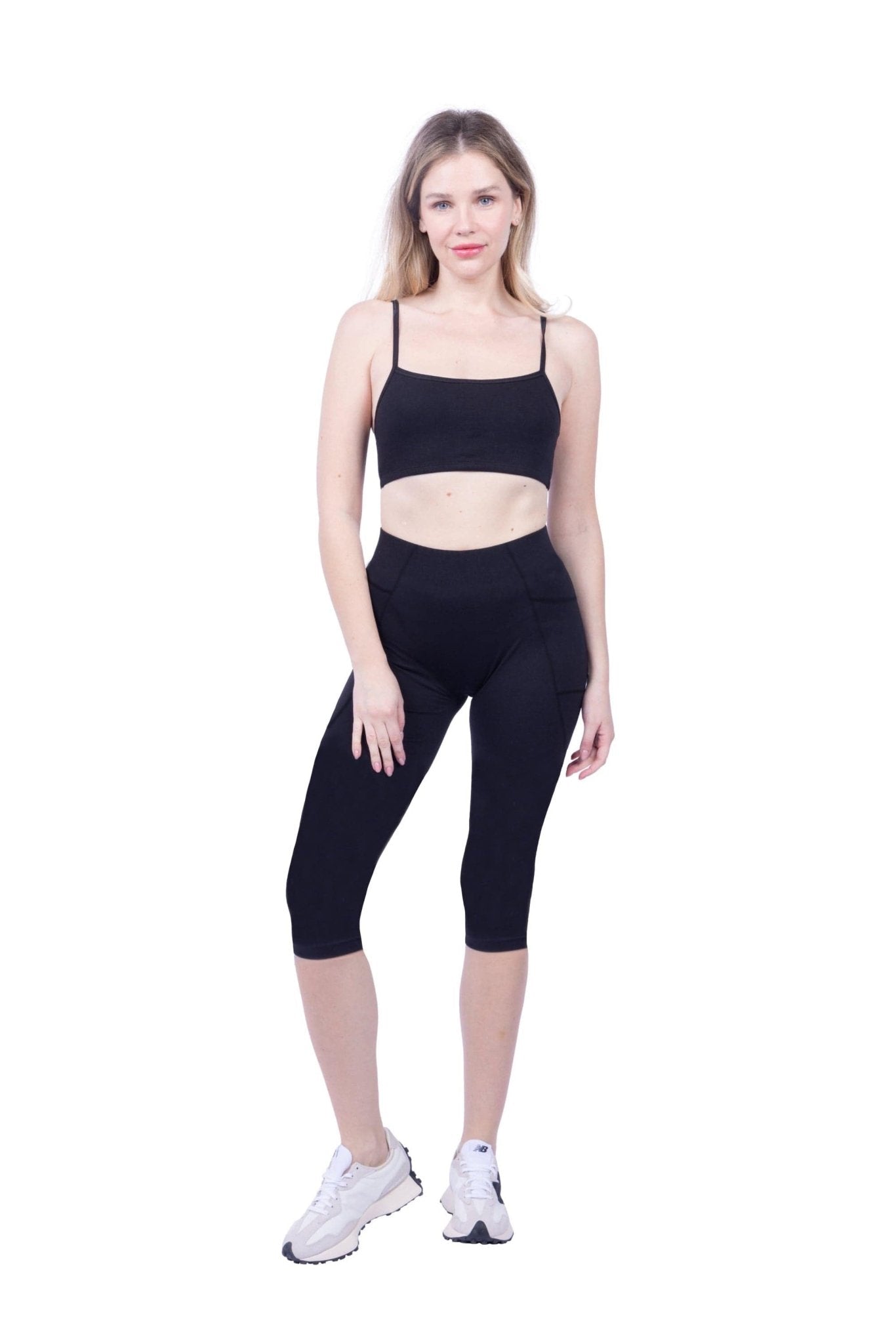 Mae Organic Cotton High Waisted Capri Legging - Baby Organic