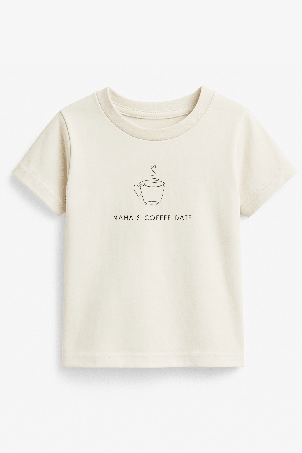 Mama’s Coffee Date Kids T-Shirt organic cotton soft everyday tee