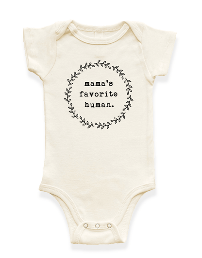 Mama's Favorite Human Organic Baby Bodysuit - Baby Organic