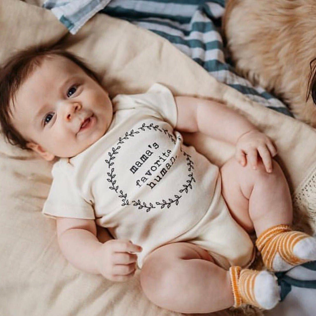 Mama's Favorite Human Organic Baby Bodysuit - Baby Organic
