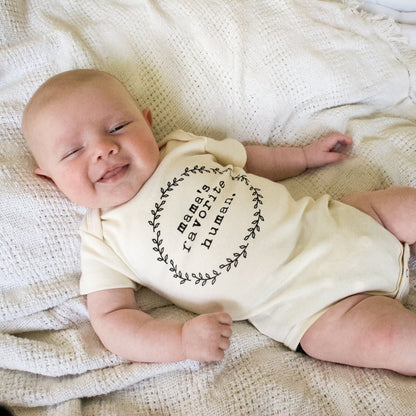 Mama's Favorite Human Organic Baby Bodysuit - Baby Organic