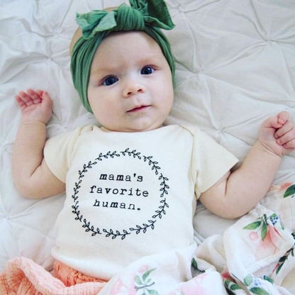 Mama's Favorite Human Organic Baby Bodysuit - Baby Organic