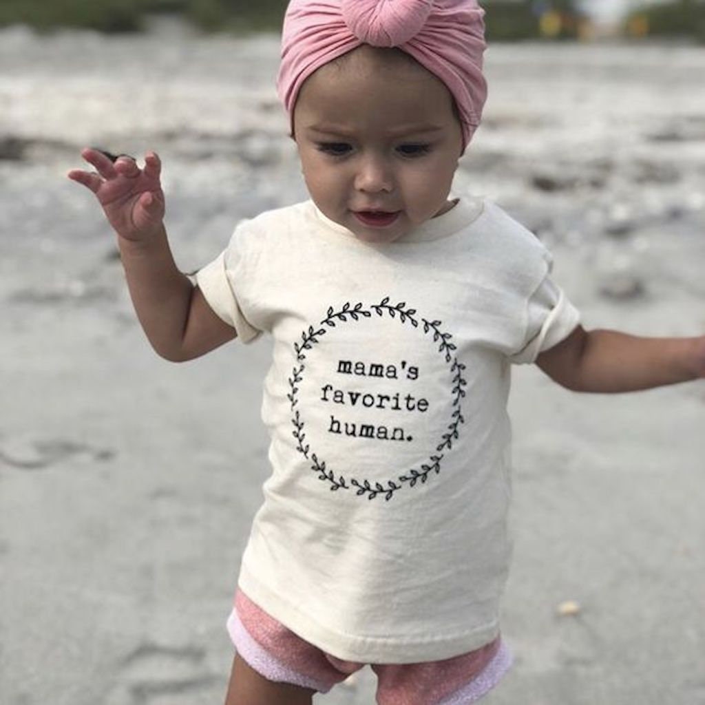Mamas Favorite Human Organic Kids T-shirt - Baby Organic