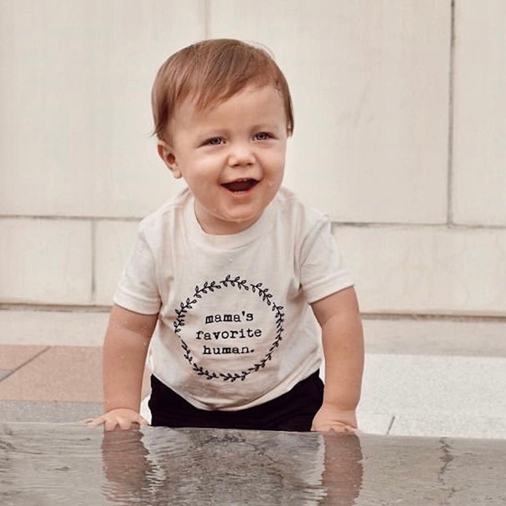 Mamas Favorite Human Organic Kids T-shirt - Baby Organic
