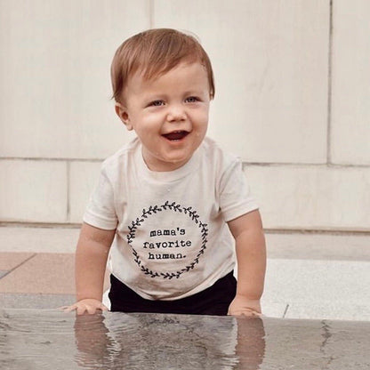 Mamas Favorite Human Organic Kids T-shirt - Baby Organic