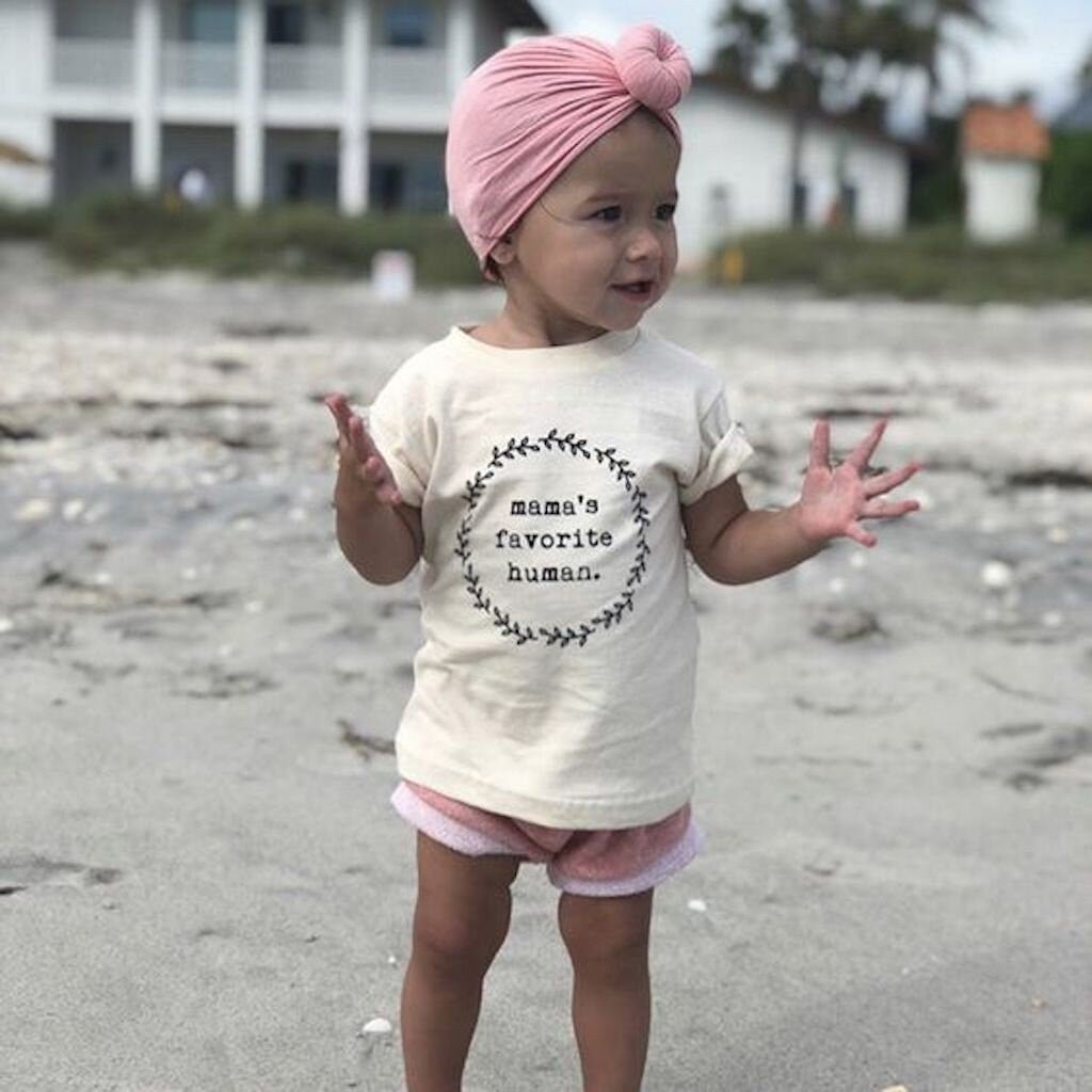 Mamas Favorite Human Organic Kids T-shirt - Baby Organic