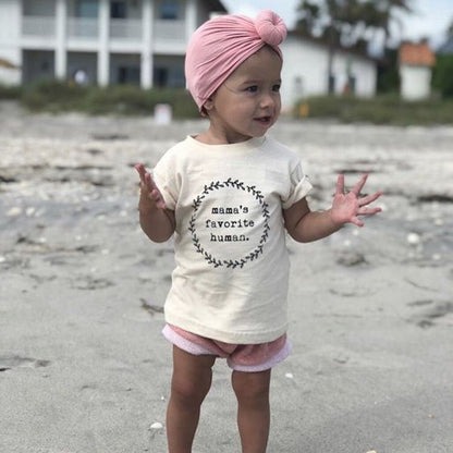 Mamas Favorite Human Organic Kids T-shirt - Baby Organic
