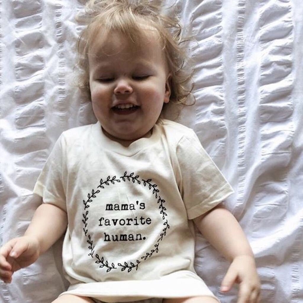 Mamas Favorite Human Organic Kids T-shirt - Baby Organic