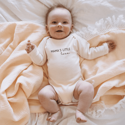 Mama's Little Love Baby Bodysuit breathable infant romper organic cotton clothing