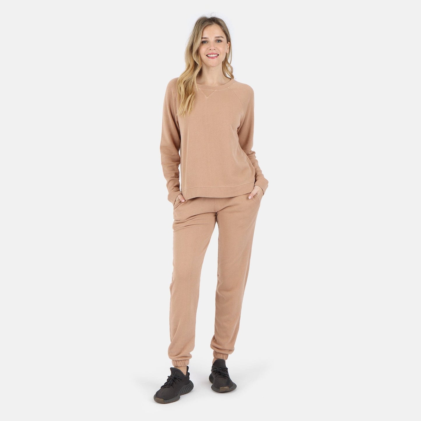 Melody Everyday Organic Cotton Sweatpant - Camel - Baby Organic