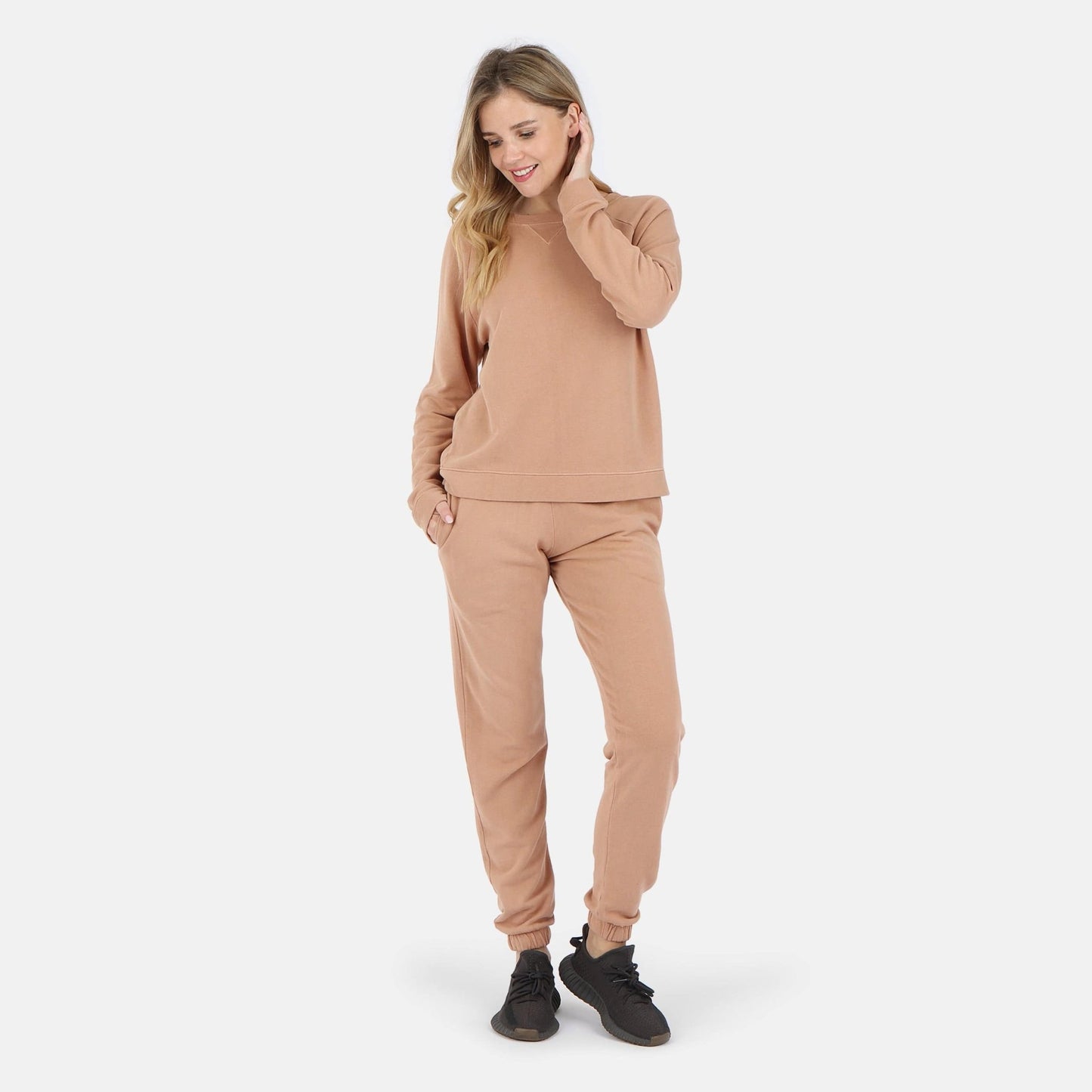 Melody Everyday Organic Cotton Sweatpant - Camel - Baby Organic