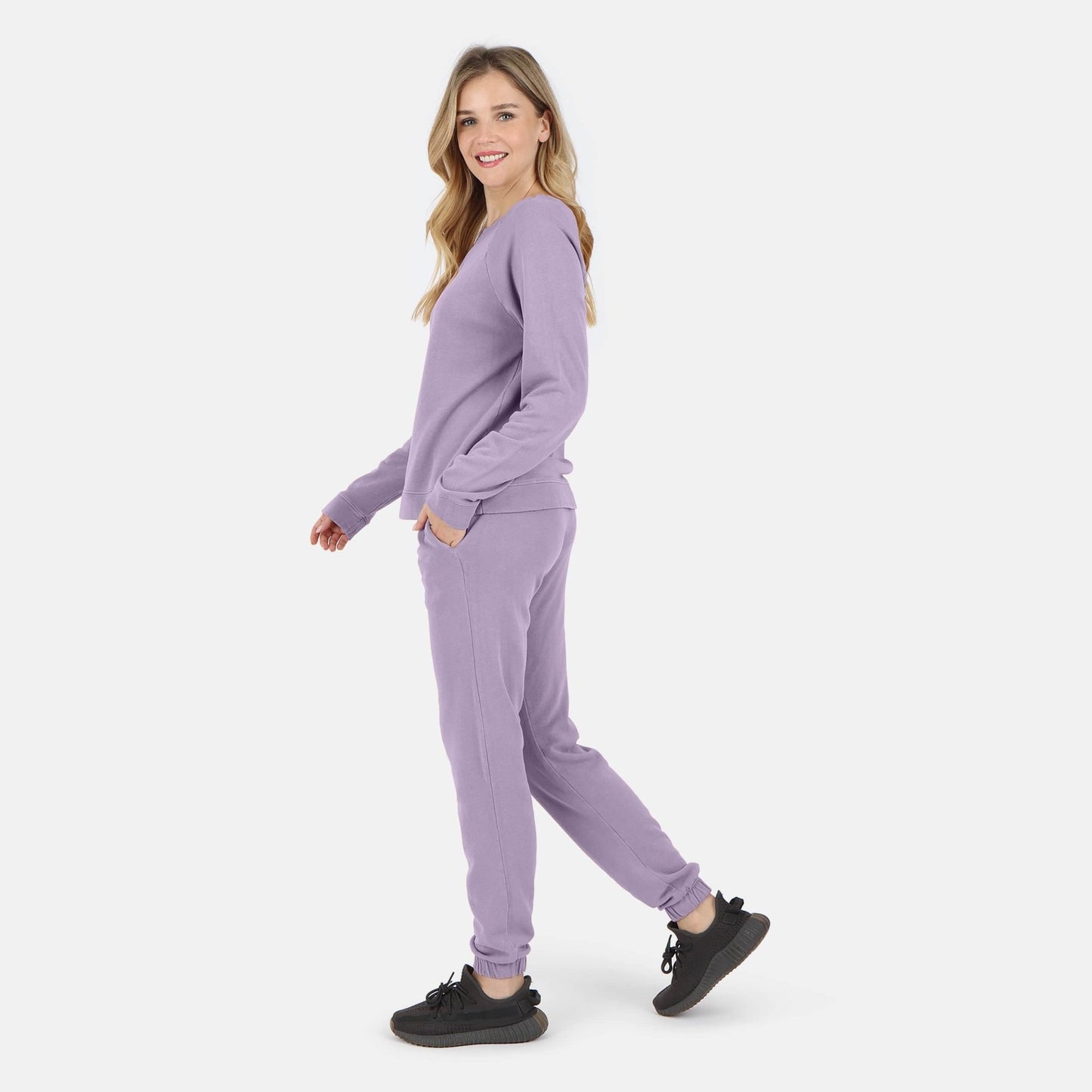 Melody Everyday Organic Cotton Sweatpant - Lavender - Baby Organic