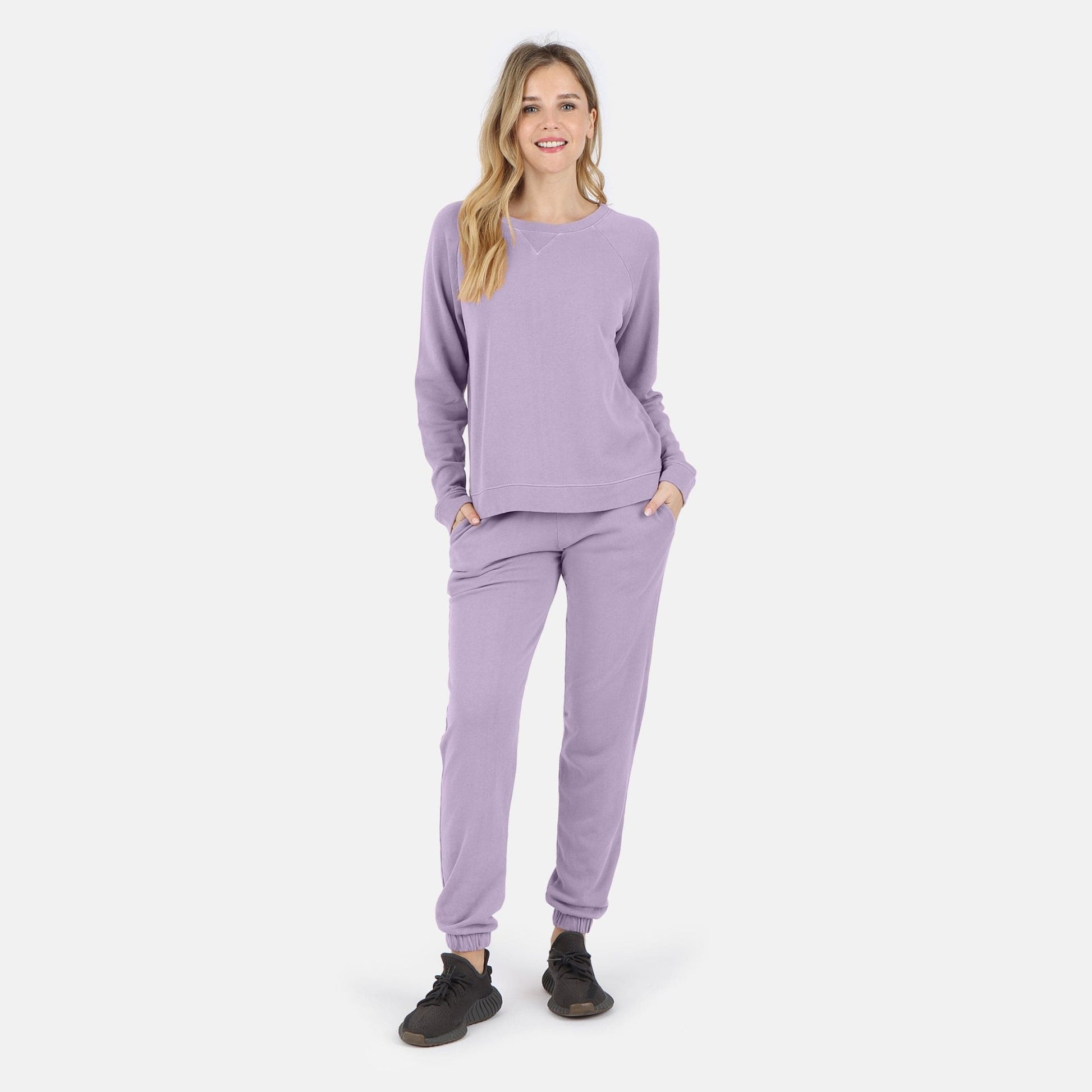 Melody Everyday Organic Cotton Sweatpant - Lavender - Baby Organic