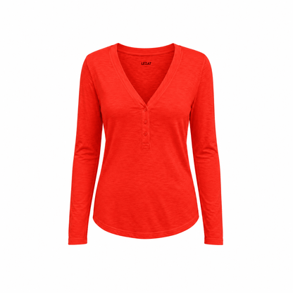 Monroe Organic Cotton Henley Long Sleeve - Baby Organic