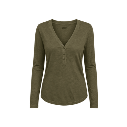 Monroe Organic Cotton Henley Long Sleeve - Baby Organic
