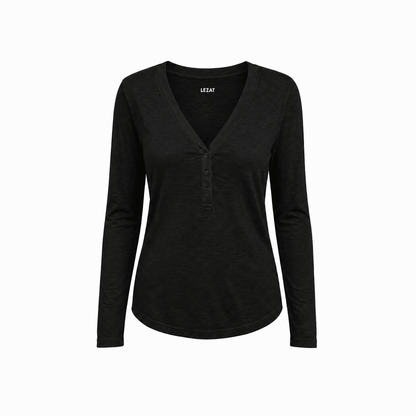 Monroe Organic Cotton Henley Long Sleeve - Baby Organic