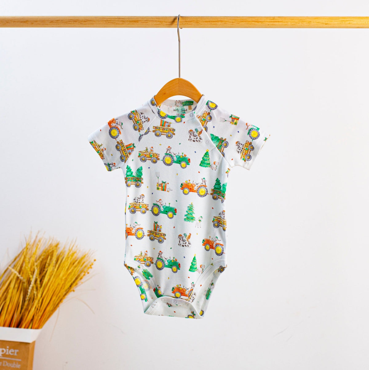 Moo-y Christmas Organic Cotton Christmas Onesie - Baby Organic