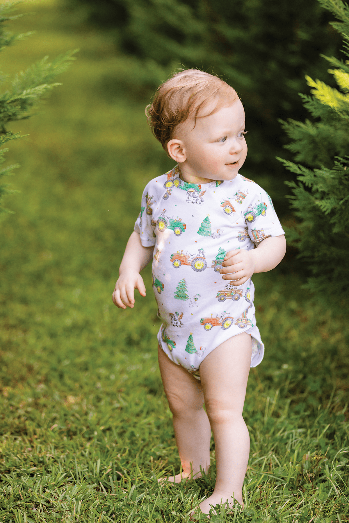Moo-y Christmas Organic Cotton Christmas Onesie - Baby Organic