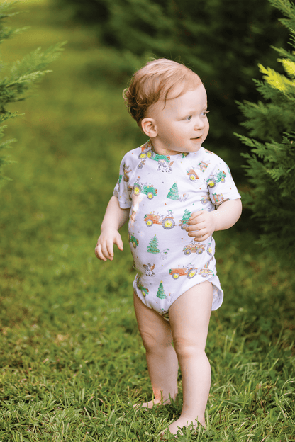 Moo-y Christmas Organic Cotton Christmas Onesie - Baby Organic