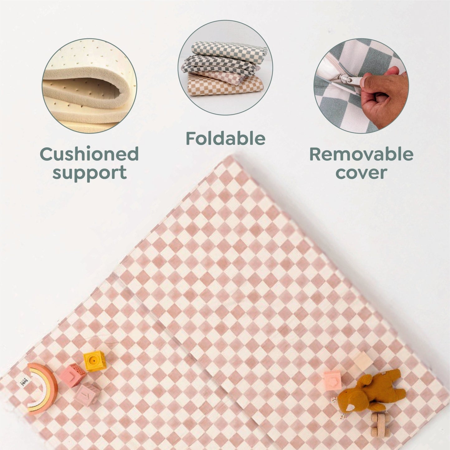 Mudcloth Organic Cotton Mat - Baby Organic