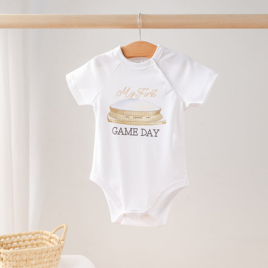 My First Game Day - Saints Organic Cotton Onesie - Baby Organic