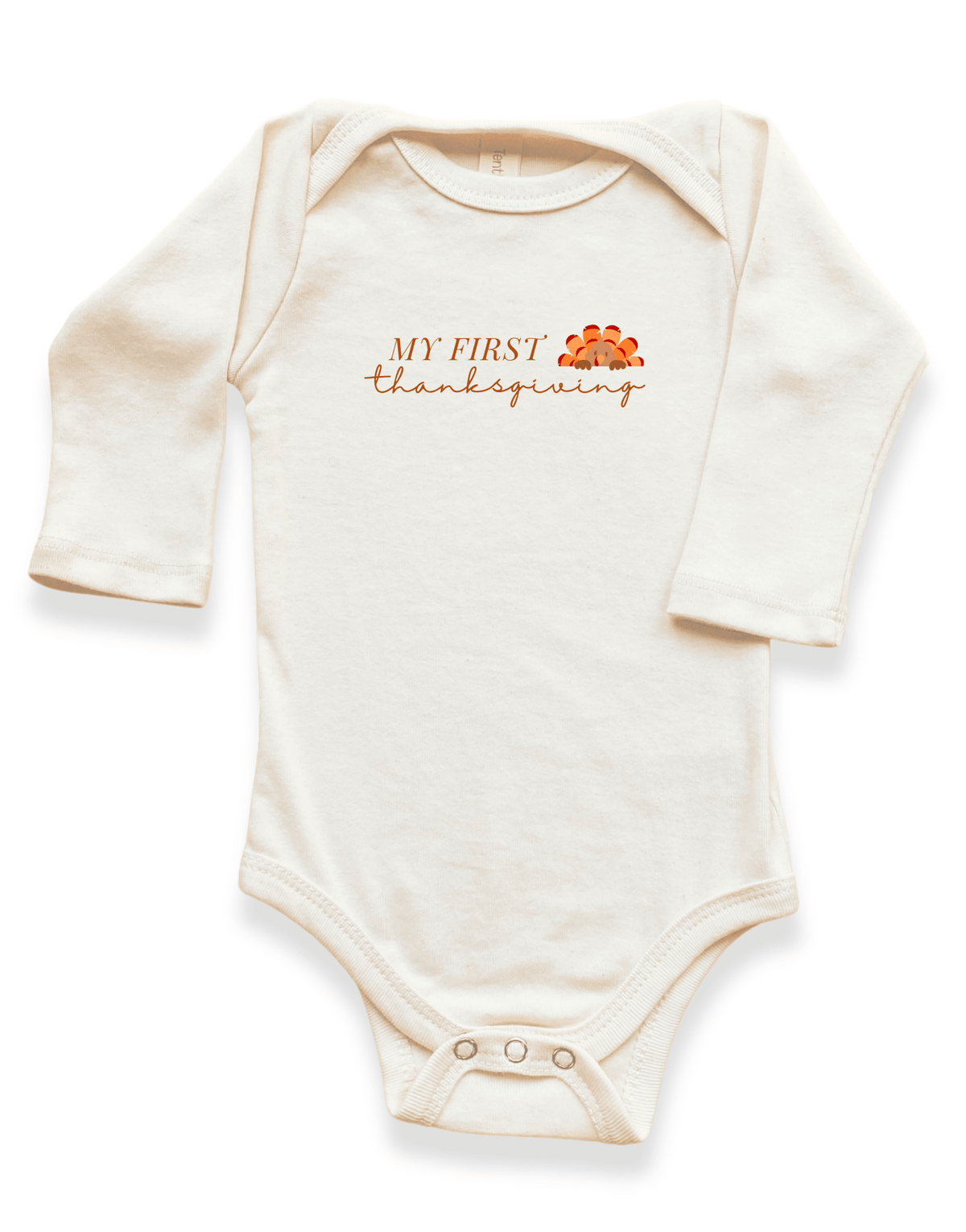 My First Thanksgiving Organic Bodysuit Long Sleeve - Baby Organic