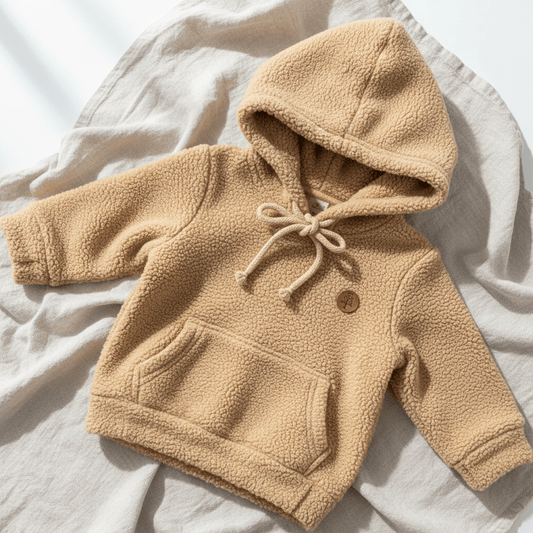 Natural Heavyweight Organic Brushed Hood - Baby Organic