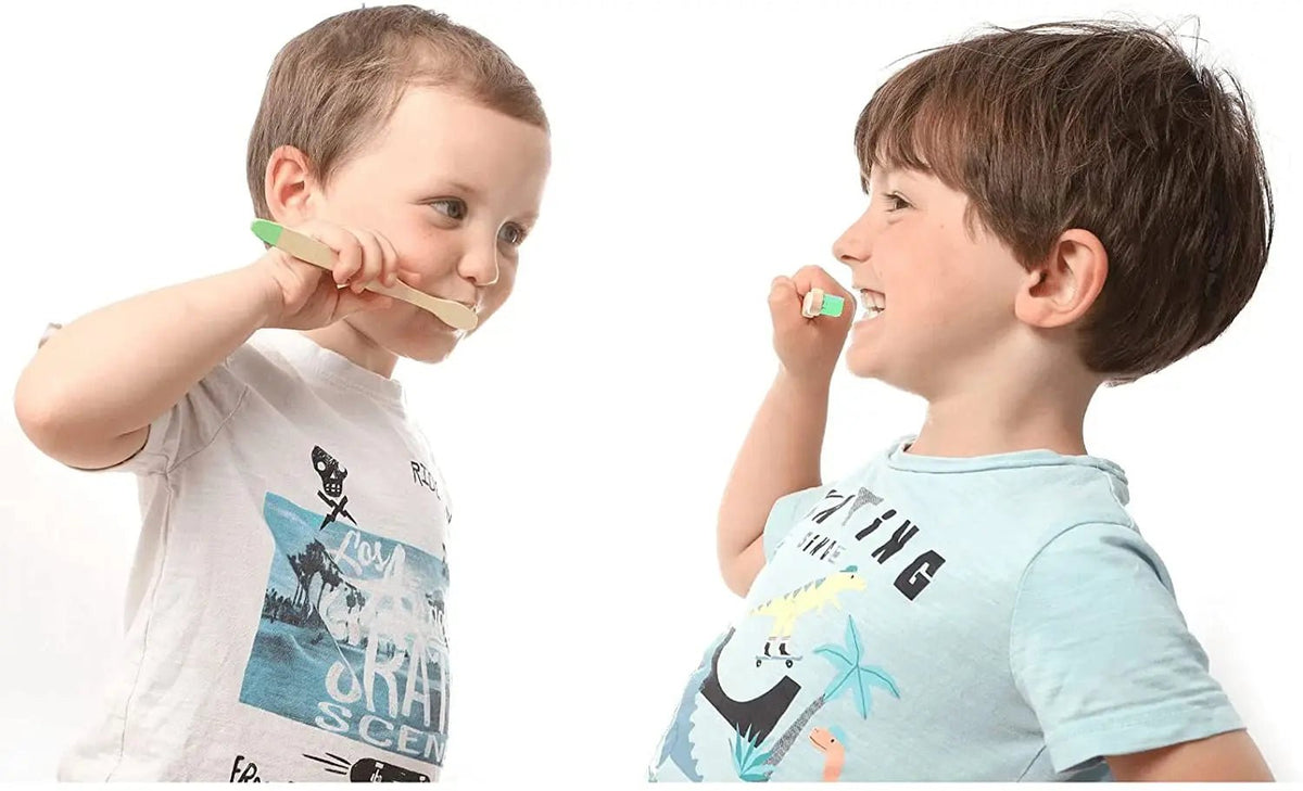 New Organic Children'S Bamboo Toothbrush Ten Colors Soft Fibre Bristles Biodegradable Handle Eco Friendly Kids Toothbrushes - Baby Organic