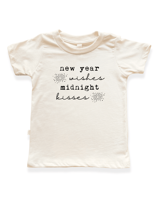 New Year Wishes Organic Kids T-Shirt - Baby Organic