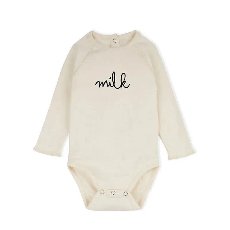 Newborn Baby Rompers Long Sleeve Organic Cotton Brand Infant Boys Girls Floral Print Onesie Spring Autumn Newborn Baby Clothes - Baby Organic