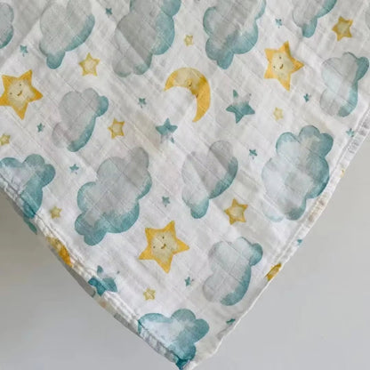 Newborn Organic Cotton Bamboo Baby Blanket Muslin Swaddle Wrap Feeding Burpy Towel Scraf Bibs Muslin Diaper Dropshipping - Baby Organic