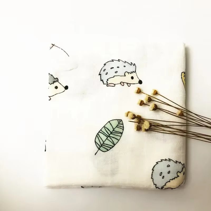 Newborn Organic Cotton Bamboo Baby Blanket Muslin Swaddle Wrap Feeding Burpy Towel Scraf Bibs Muslin Diaper Dropshipping - Baby Organic