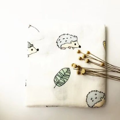 Newborn Organic Cotton Bamboo Baby Blanket Muslin Swaddle Wrap Feeding Burpy Towel Scraf Bibs Muslin Diaper Dropshipping - Baby Organic