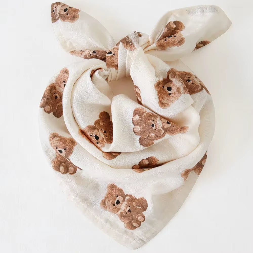 Newborn Organic Cotton Bamboo Baby Blanket Muslin Swaddle Wrap Feeding Burpy Towel Scraf Bibs Muslin Diaper Dropshipping - Baby Organic