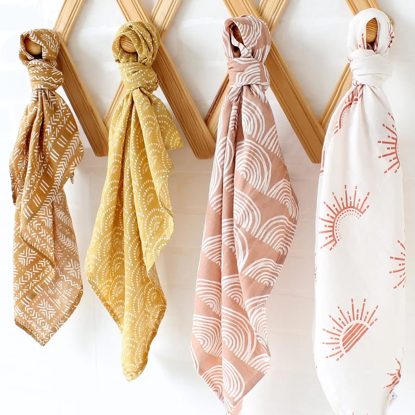 Newborn Organic Cotton Bamboo Baby Blanket Muslin Swaddle Wrap Feeding Burpy Towel Scraf Bibs Muslin Diaper Dropshipping - Baby Organic