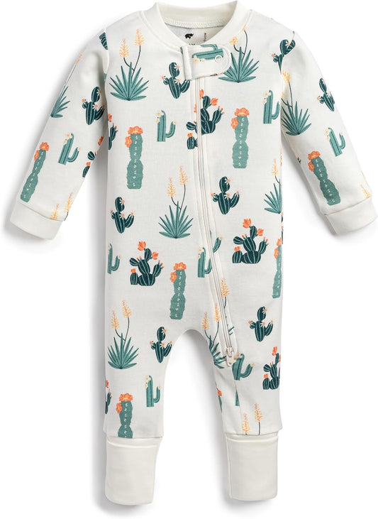 Organic One Piece Baby Pajamas for newborns and infants